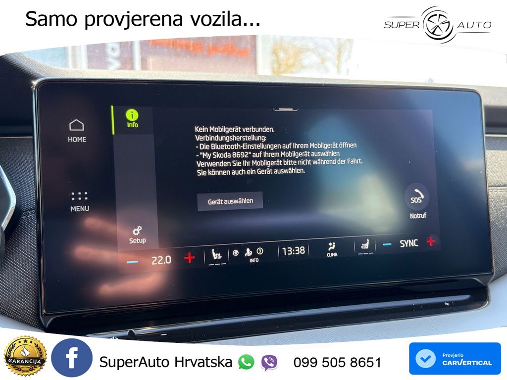 Škoda Octavia Combi 2.0 TDI (150 KS) DSG LED+GR SJED+ACC