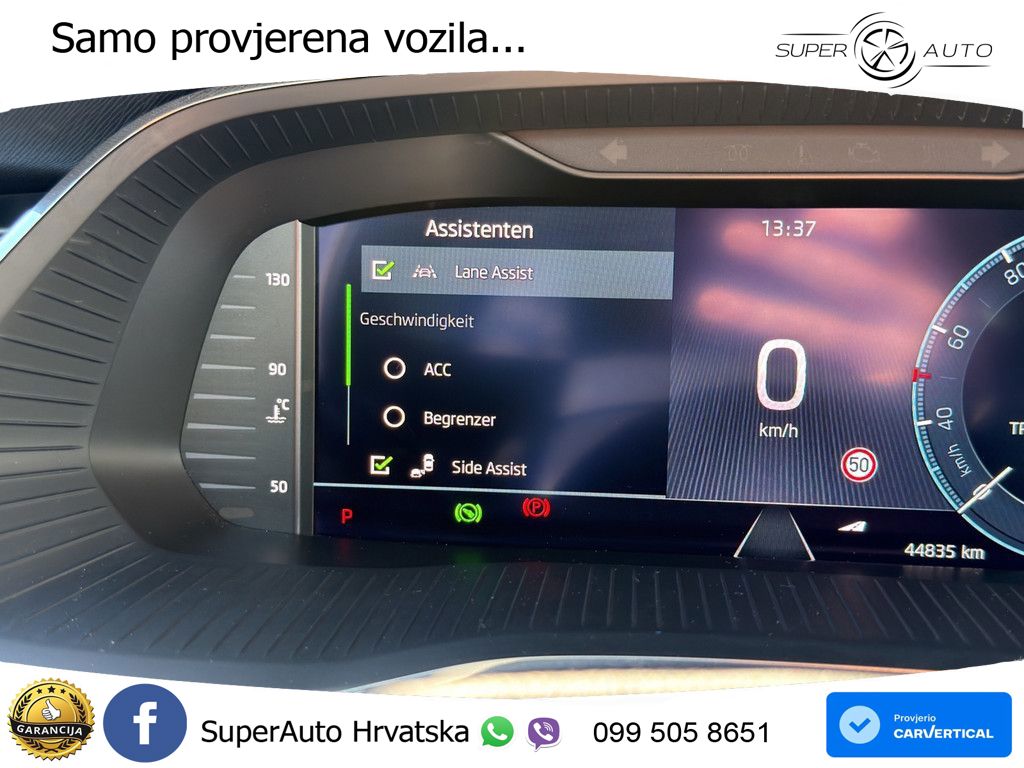 Škoda Octavia Combi 2.0 TDI (150 KS) DSG LED+GR SJED+ACC