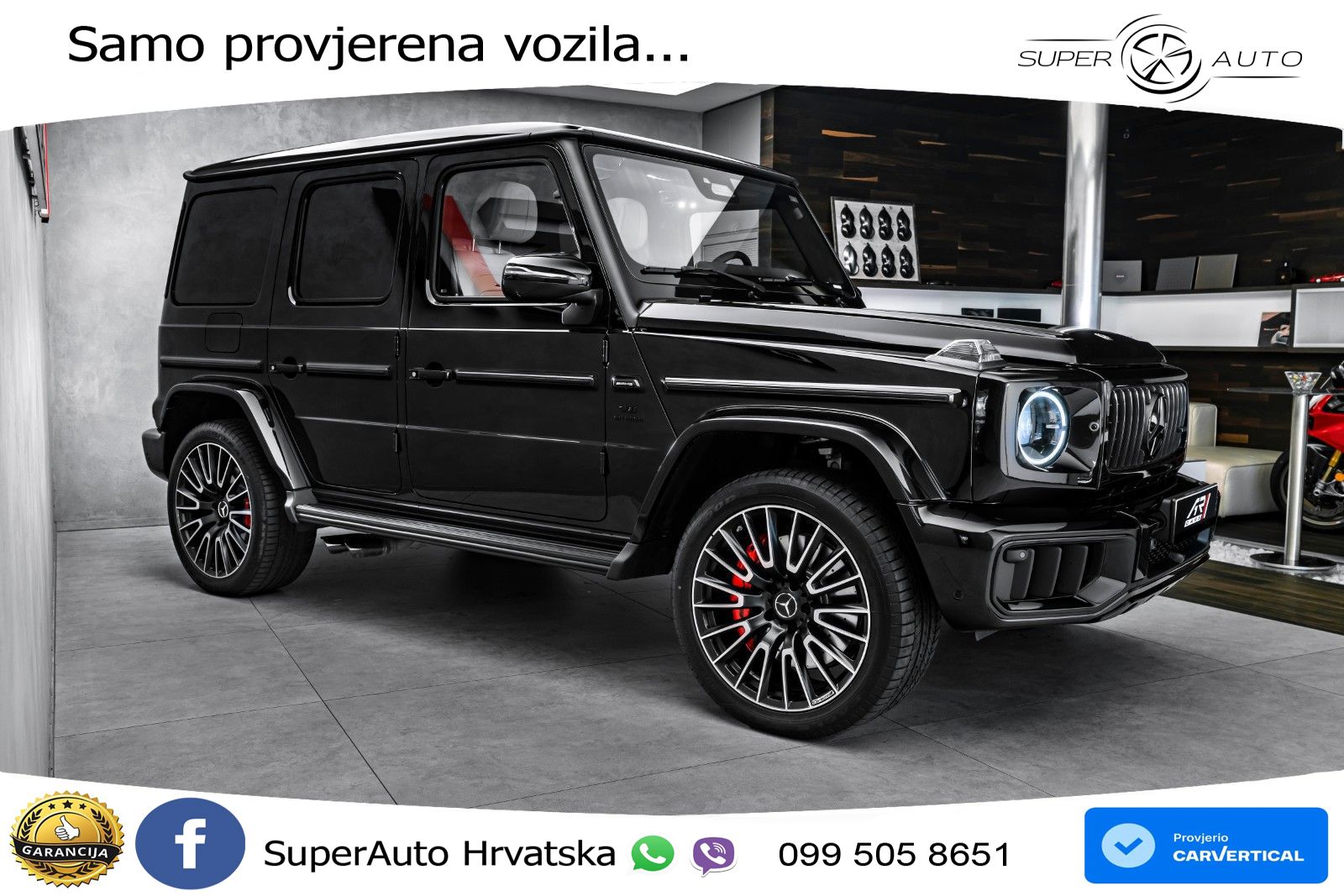Mercedes AMG G 63 Long V8 (585 KS) 4MATIC 9G-TRONIC AMG SPEEDSHIFT TCT LED+GR SJED+ACC