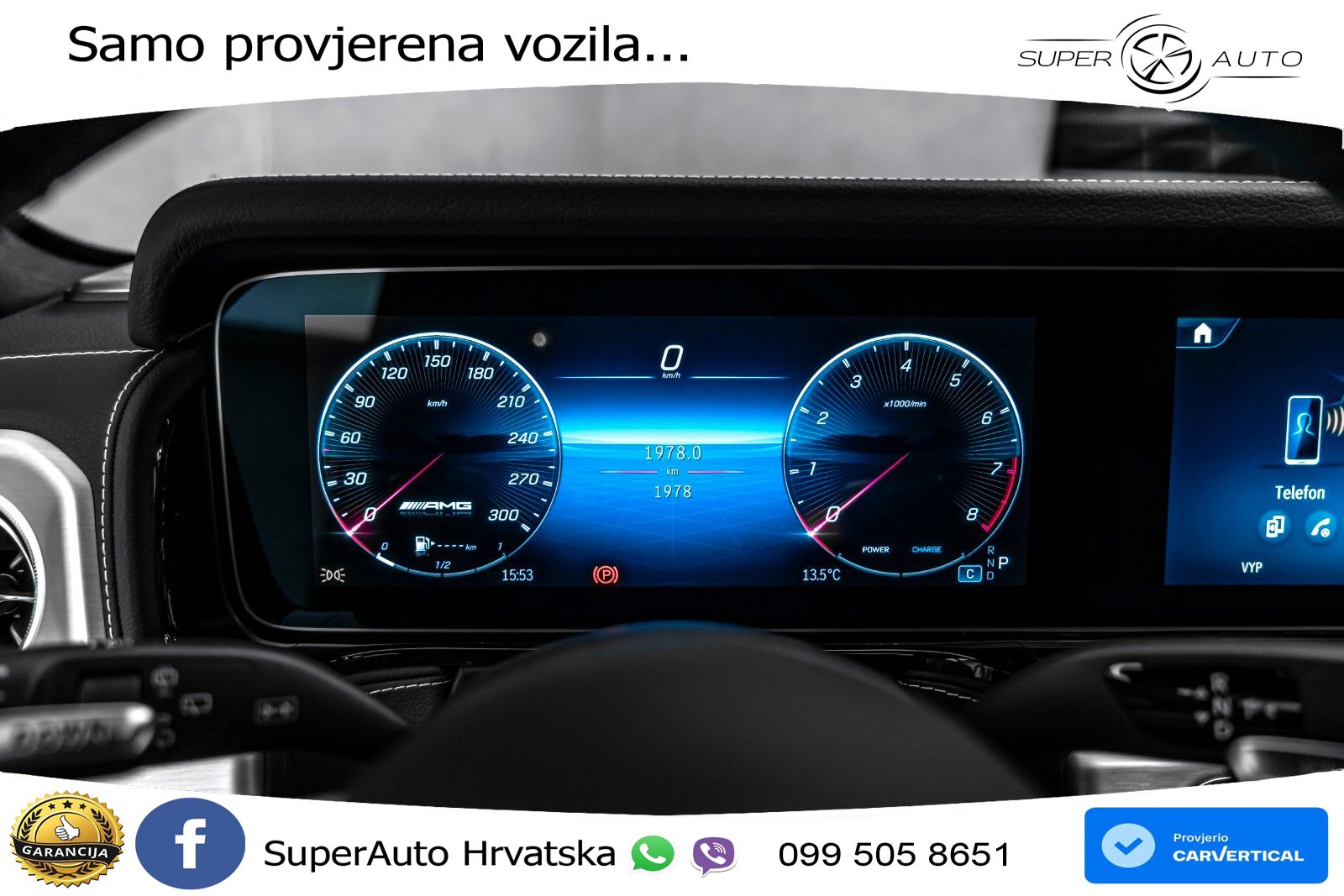 Mercedes AMG G 63 Long V8 (585 KS) 4MATIC 9G-TRONIC AMG SPEEDSHIFT TCT LED+GR SJED+ACC