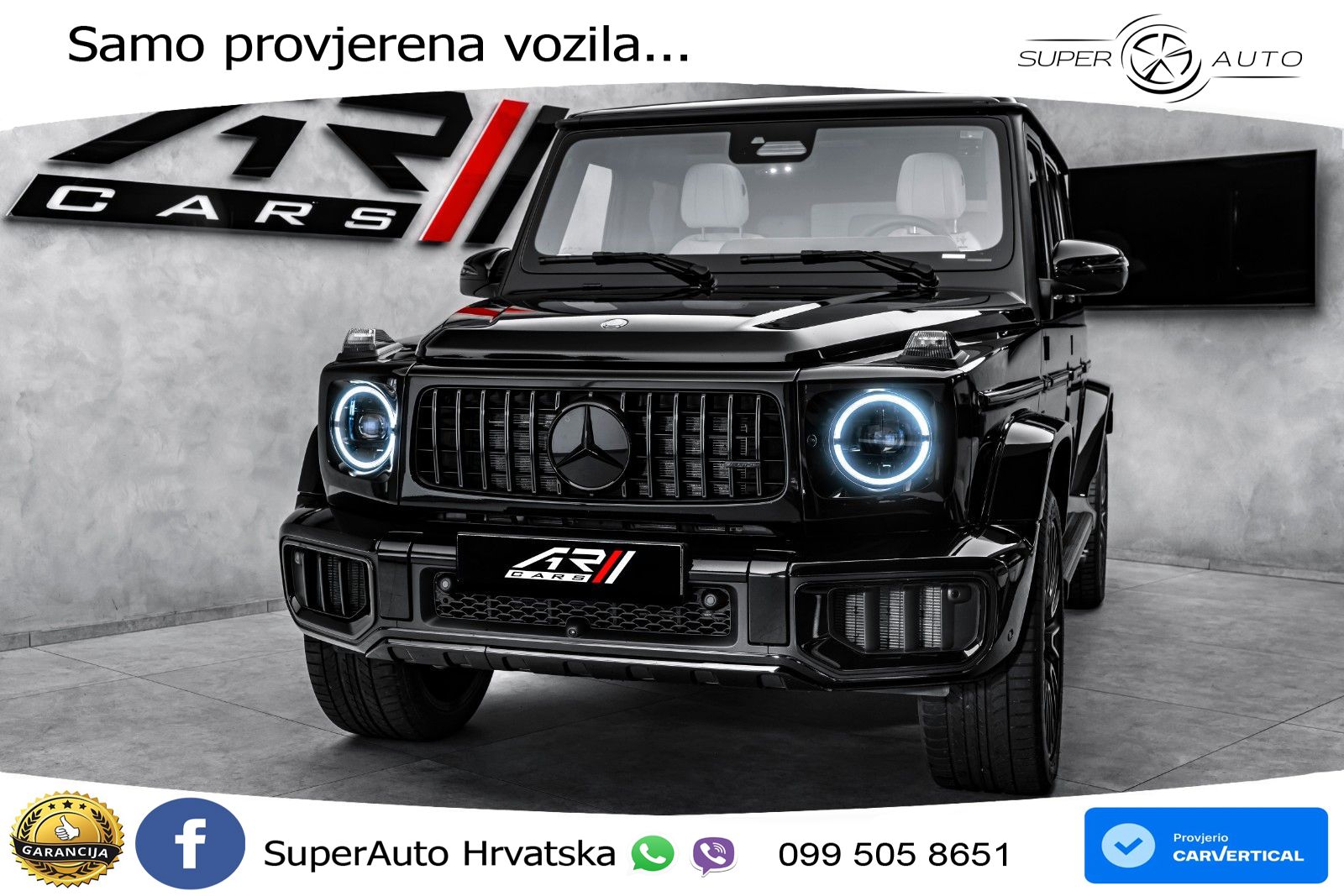 Mercedes AMG G 63 Long V8 (585 KS) 4MATIC 9G-TRONIC AMG SPEEDSHIFT TCT LED+GR SJED+ACC