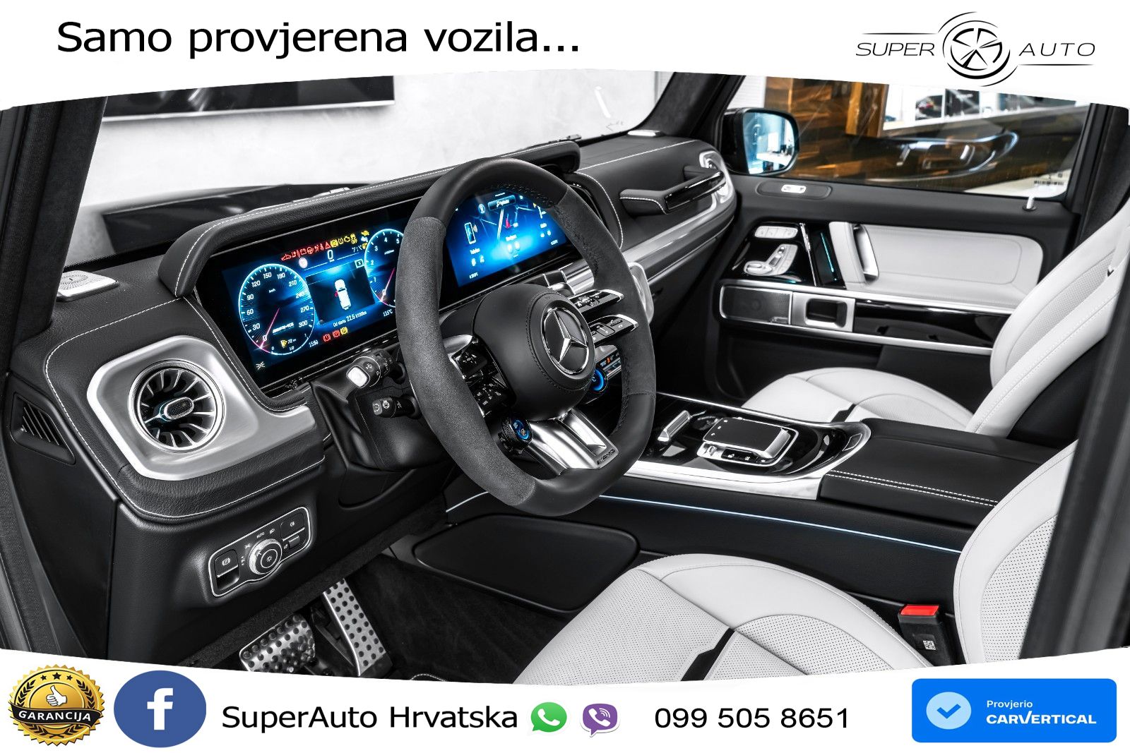 Mercedes AMG G 63 Long V8 (585 KS) 4MATIC 9G-TRONIC AMG SPEEDSHIFT TCT LED+GR SJED+ACC