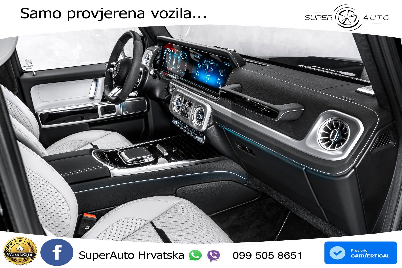 Mercedes AMG G 63 Long V8 (585 KS) 4MATIC 9G-TRONIC AMG SPEEDSHIFT TCT LED+GR SJED+ACC
