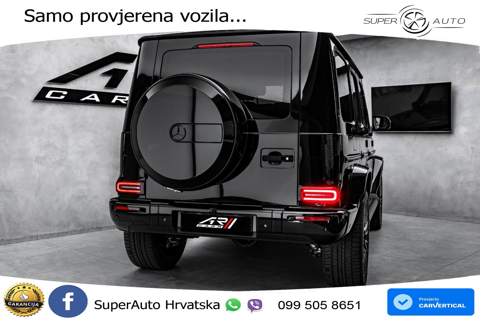 Mercedes AMG G 63 Long V8 (585 KS) 4MATIC 9G-TRONIC AMG SPEEDSHIFT TCT LED+GR SJED+ACC