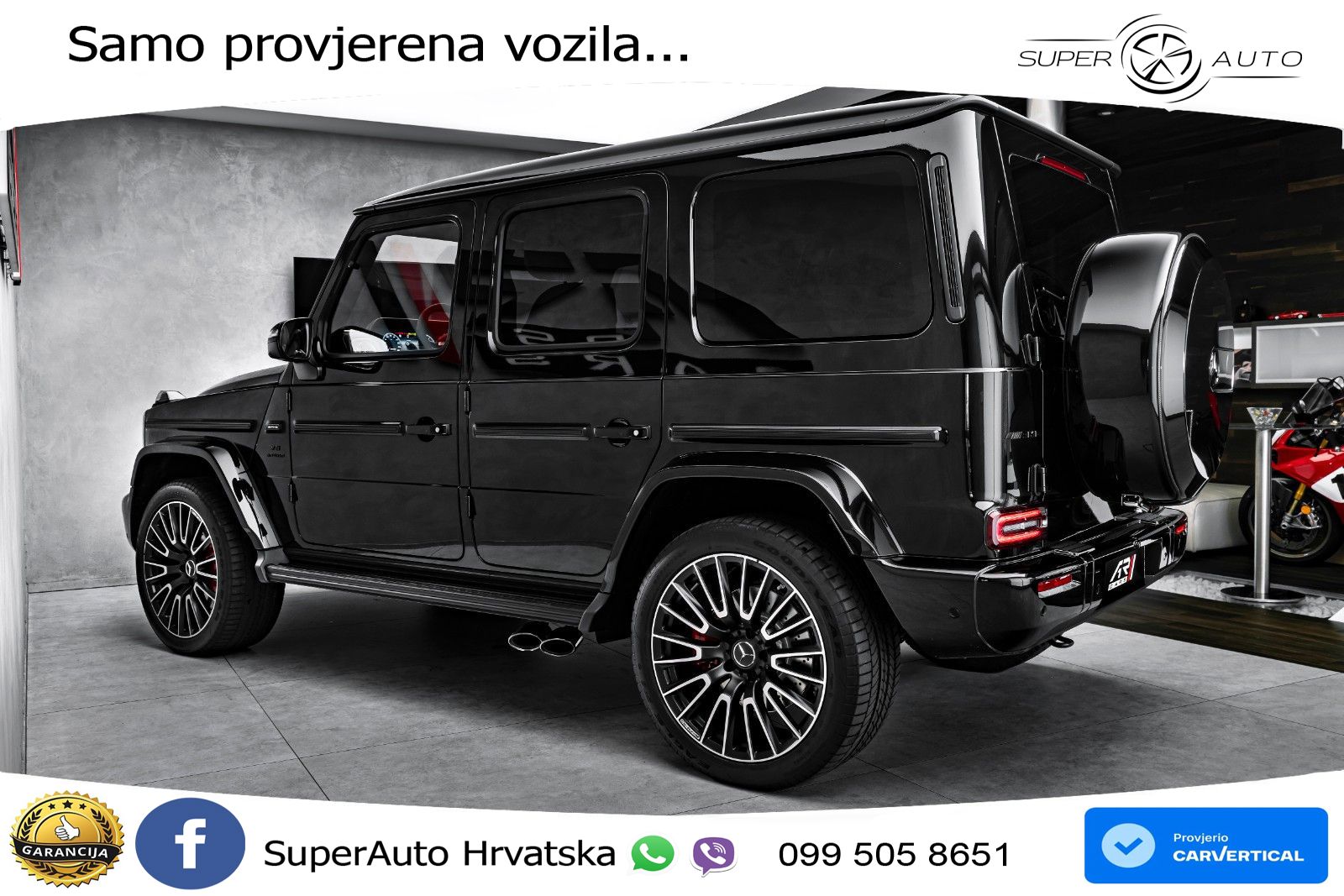 Mercedes AMG G 63 Long V8 (585 KS) 4MATIC 9G-TRONIC AMG SPEEDSHIFT TCT LED+GR SJED+ACC