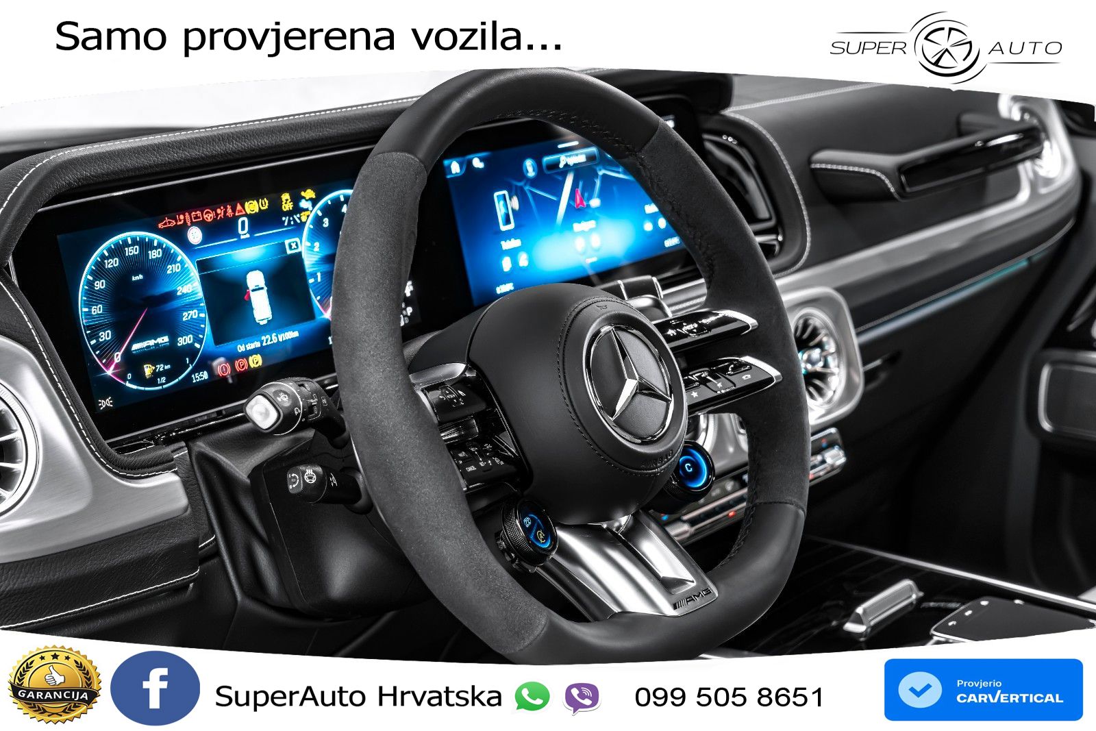 Mercedes AMG G 63 Long V8 (585 KS) 4MATIC 9G-TRONIC AMG SPEEDSHIFT TCT LED+GR SJED+ACC