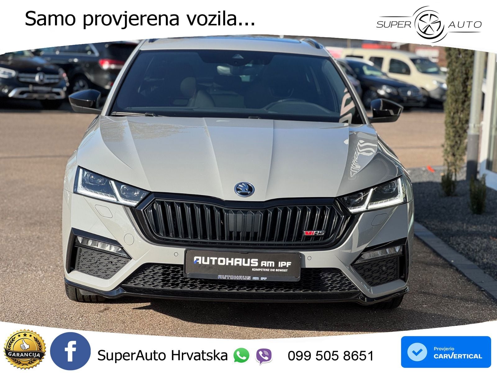 Škoda Octavia Combi RS 2.0 TDI (200 KS) DSG LED+GR SJED+ACC
