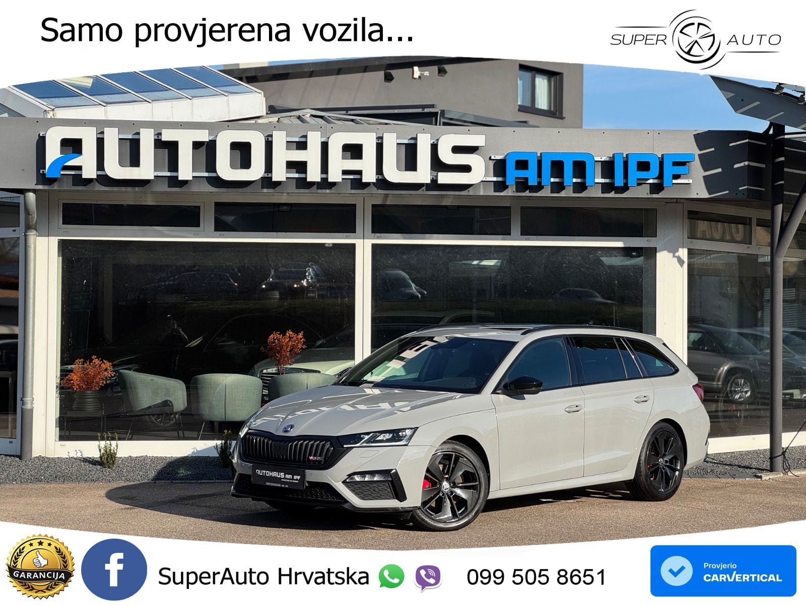 Škoda Octavia Combi RS 2.0 TDI (200 KS) DSG LED+GR SJED+ACC