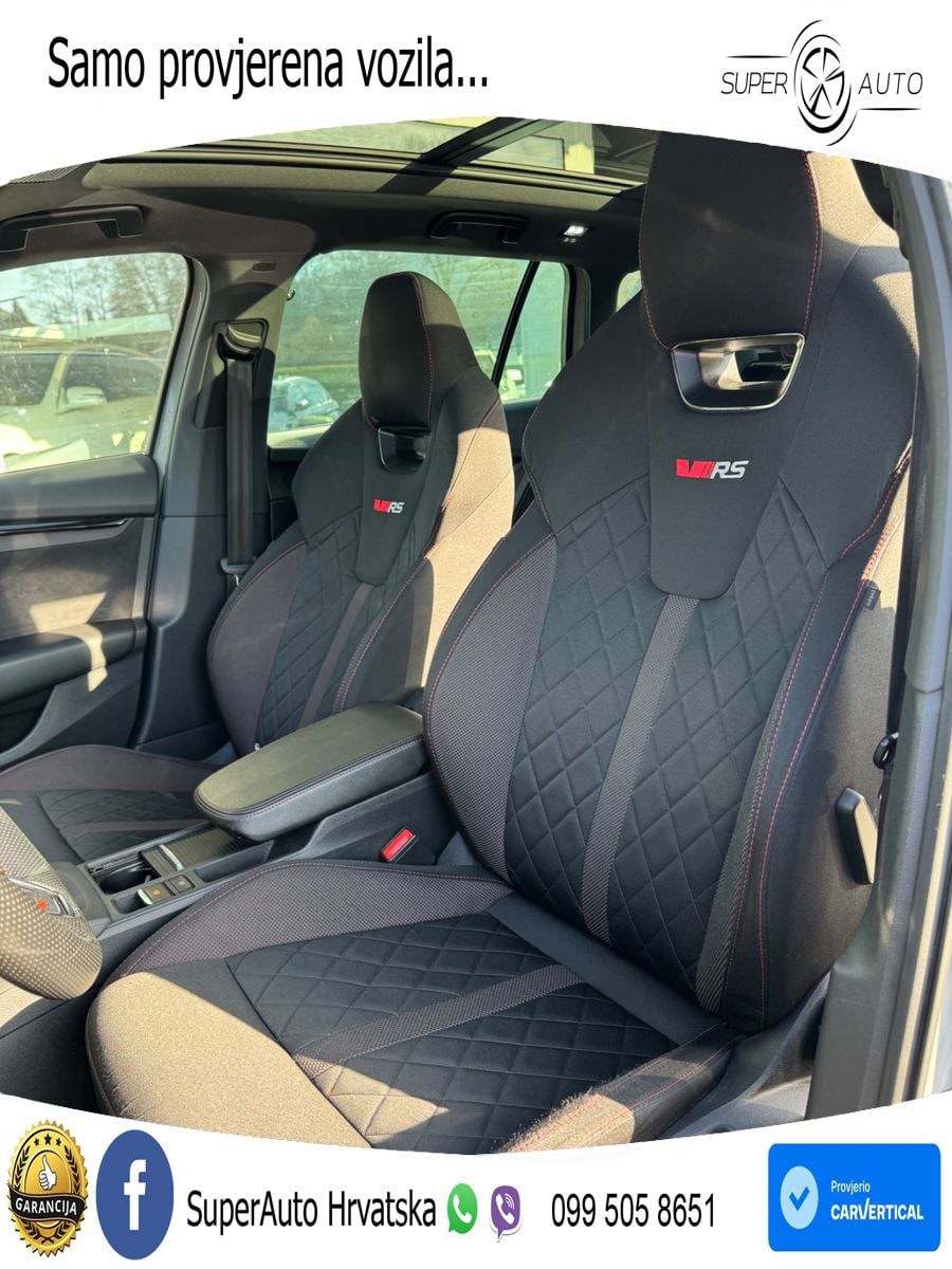 Škoda Octavia Combi RS 2.0 TDI (200 KS) DSG LED+GR SJED+ACC