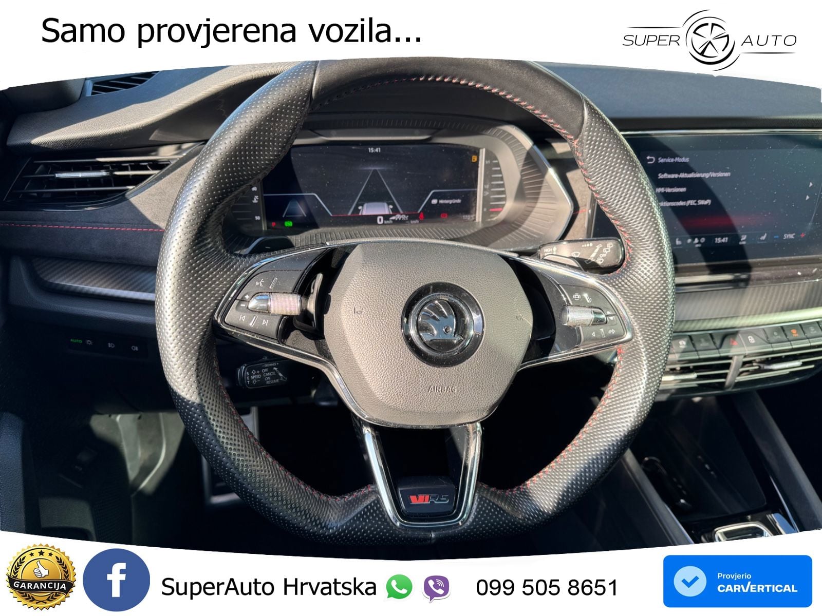 Škoda Octavia Combi RS 2.0 TDI (200 KS) DSG LED+GR SJED+ACC