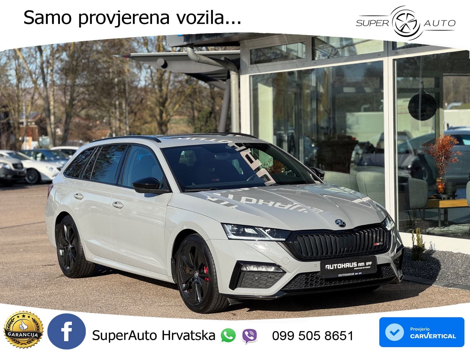 Škoda Octavia Combi RS 2.0 TDI (200 KS) DSG LED+GR SJED+ACC