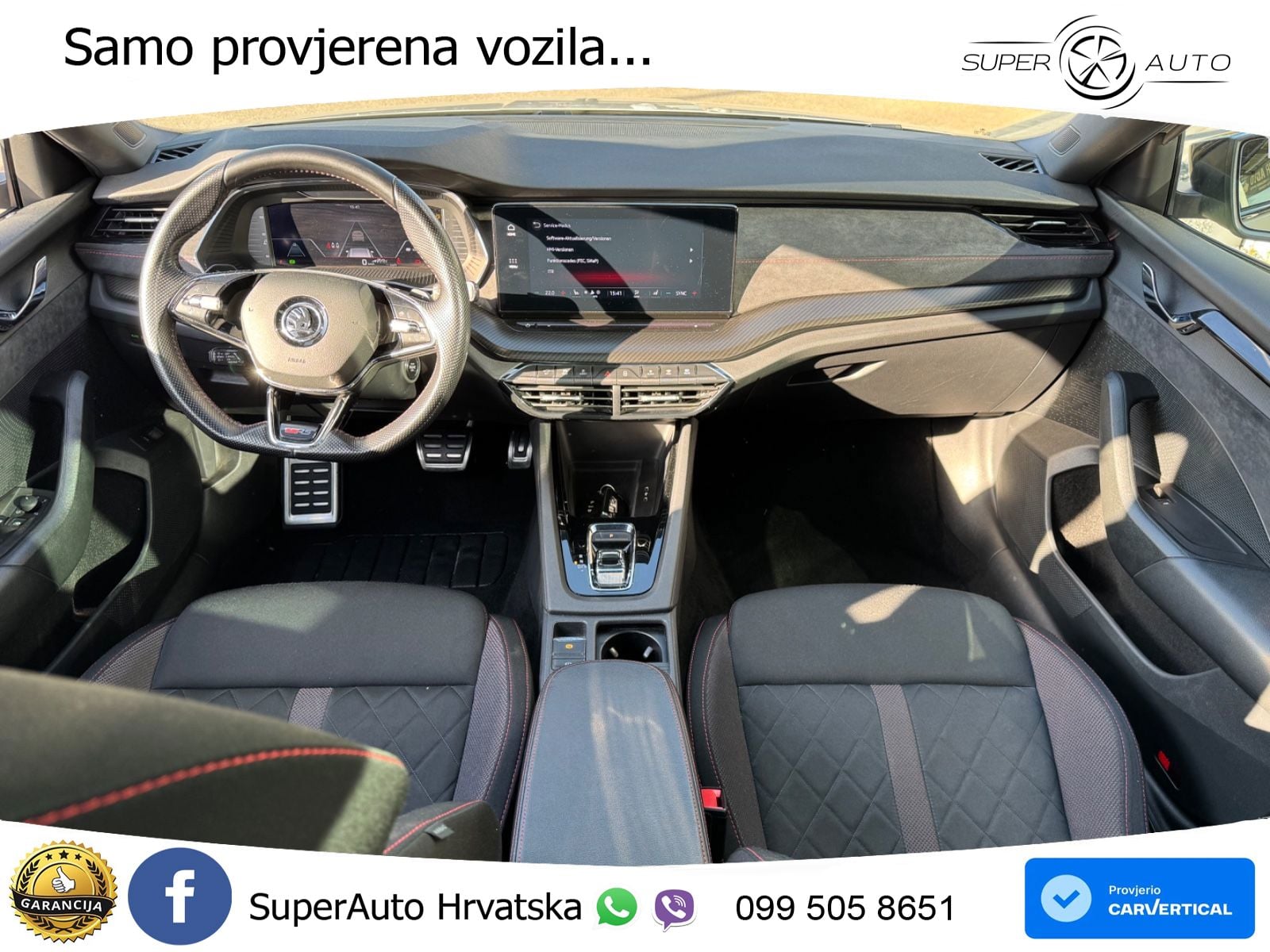 Škoda Octavia Combi RS 2.0 TDI (200 KS) DSG LED+GR SJED+ACC