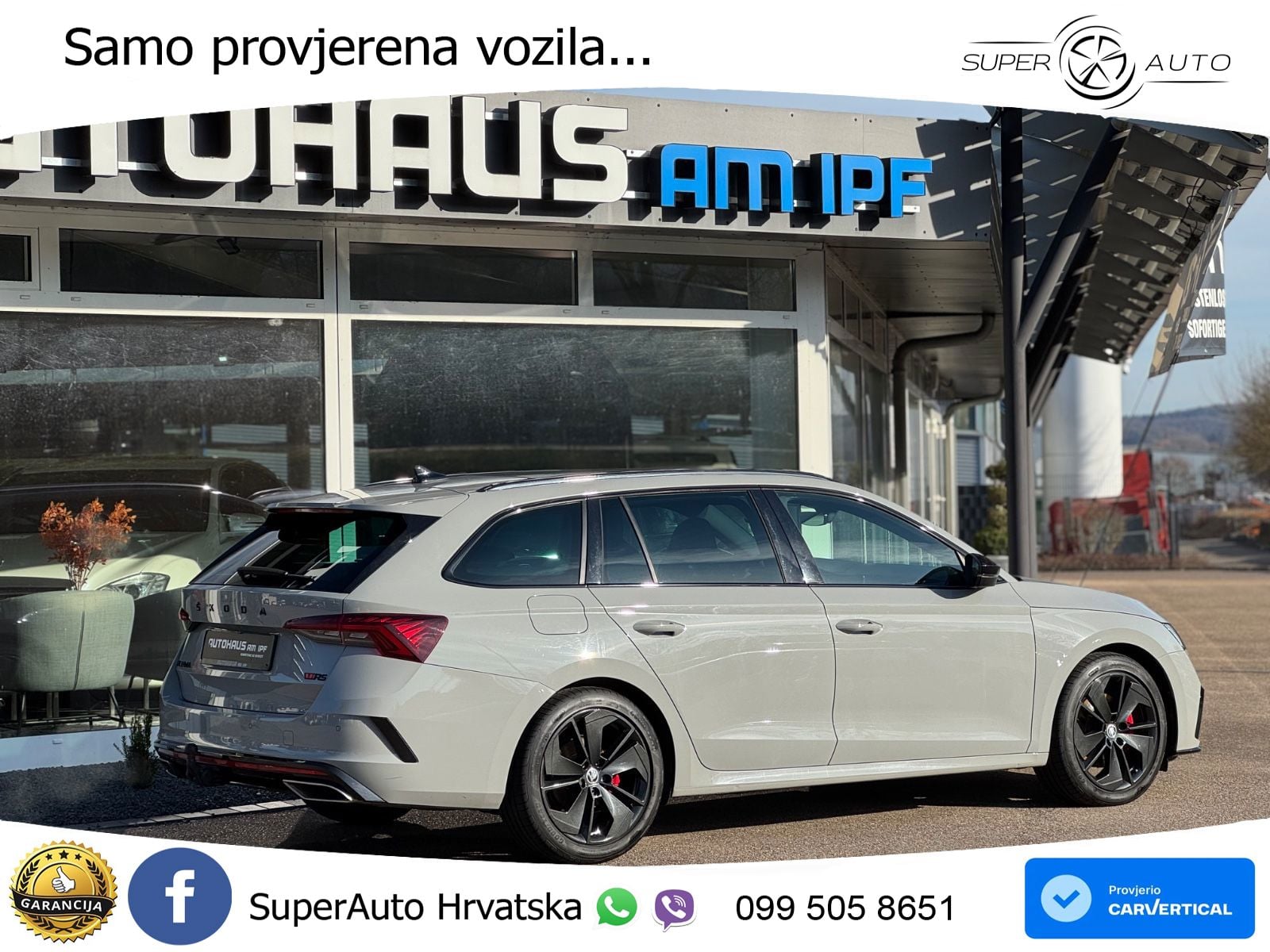 Škoda Octavia Combi RS 2.0 TDI (200 KS) DSG LED+GR SJED+ACC