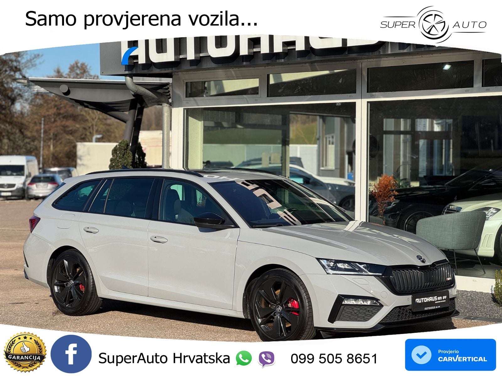 Škoda Octavia Combi RS 2.0 TDI (200 KS) DSG LED+GR SJED+ACC