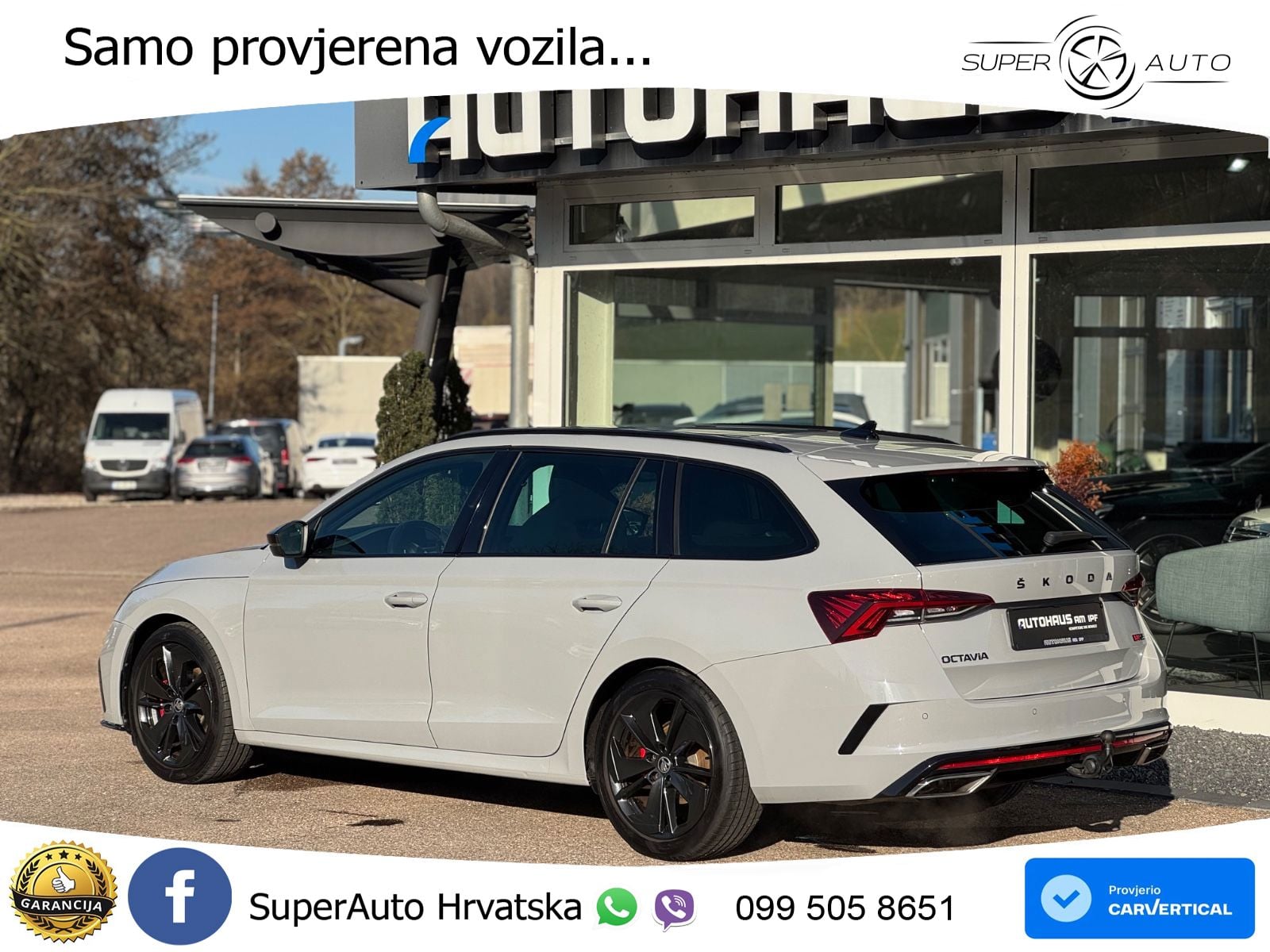 Škoda Octavia Combi RS 2.0 TDI (200 KS) DSG LED+GR SJED+ACC