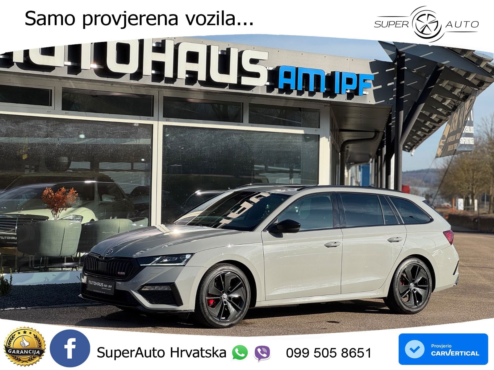 Škoda Octavia Combi RS 2.0 TDI (200 KS) DSG LED+GR SJED+ACC