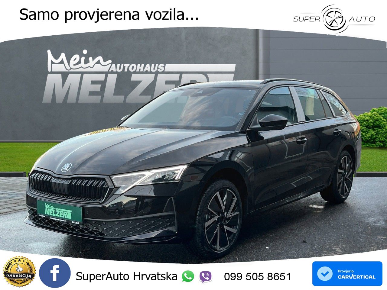 Škoda Octavia Combi 1.5 TSI (150 KS) DSG SportLine MATRIX+GR SJED+KAM