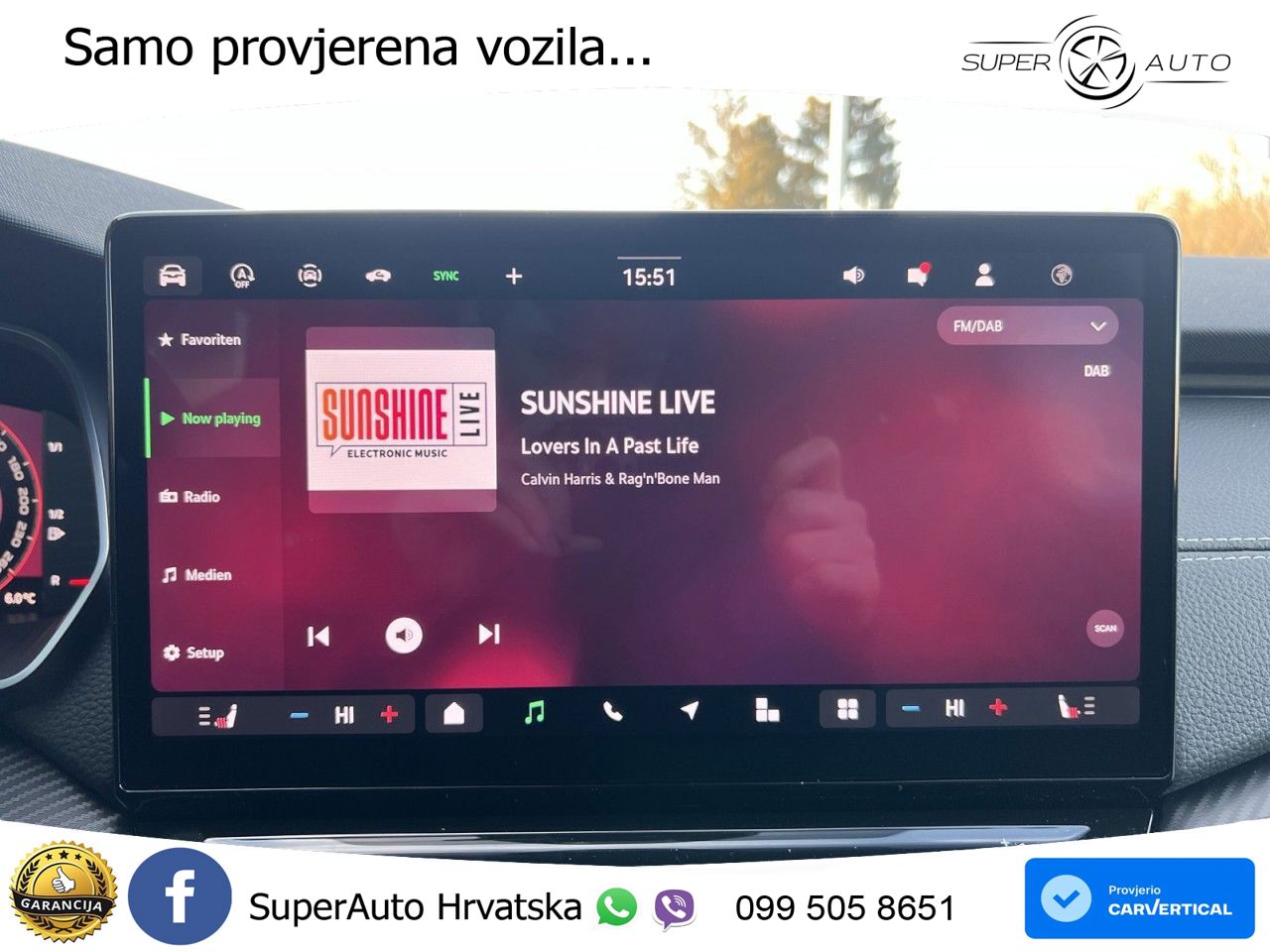 Škoda Octavia Combi 1.5 TSI (150 KS) DSG SportLine MATRIX+GR SJED+KAM