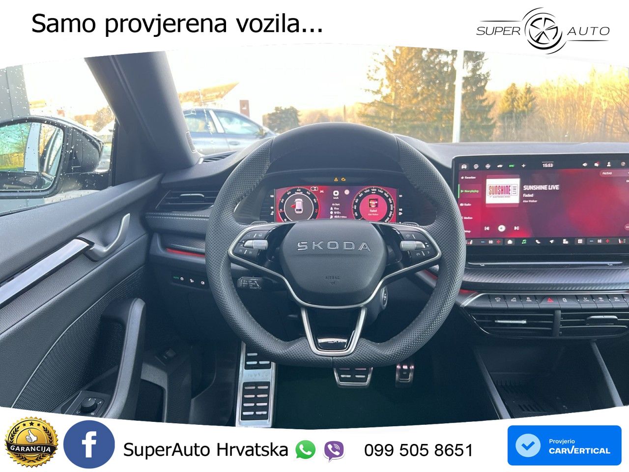 Škoda Octavia Combi 1.5 TSI (150 KS) DSG SportLine MATRIX+GR SJED+KAM