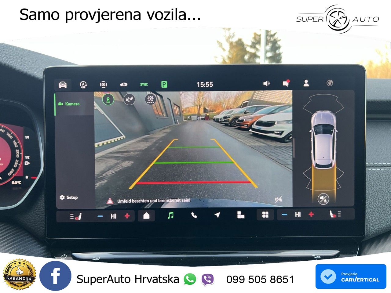 Škoda Octavia Combi 1.5 TSI (150 KS) DSG SportLine MATRIX+GR SJED+KAM