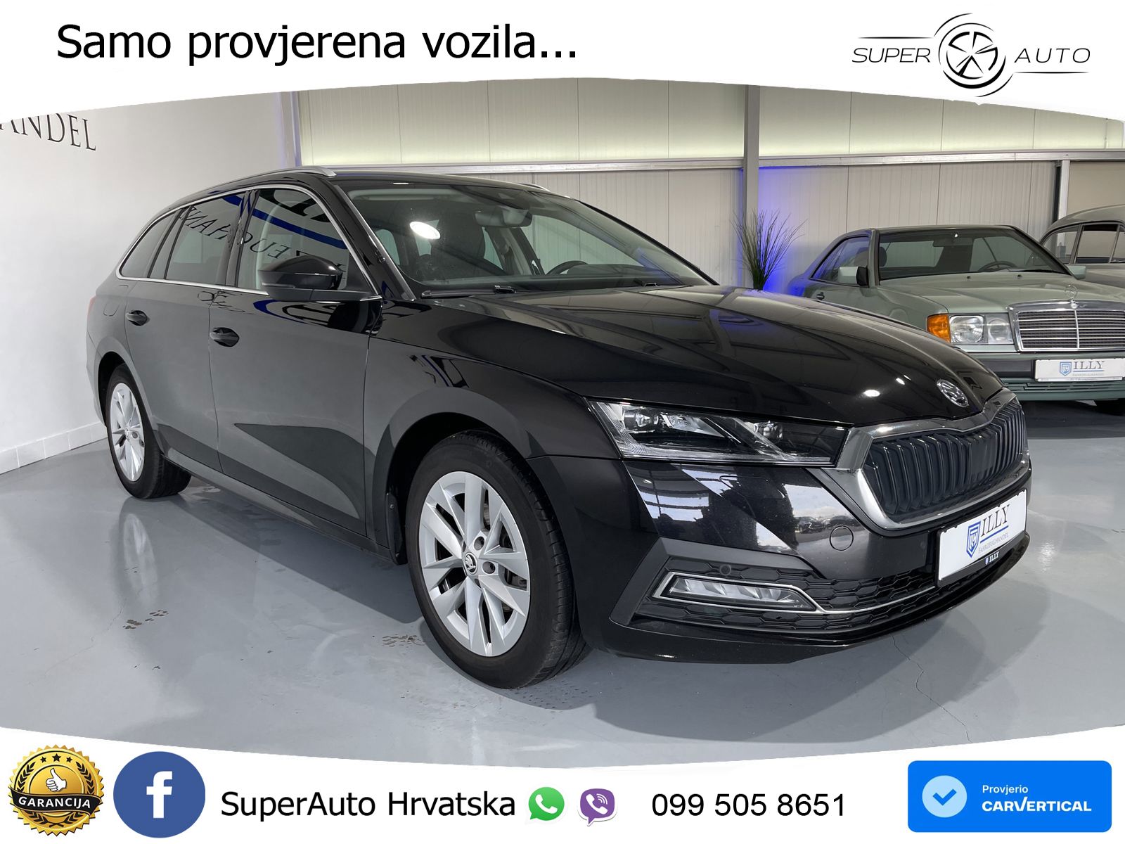 Škoda Octavia Combi 2.0 TDI (150 KS) DSG LED+GR SJED+ACC