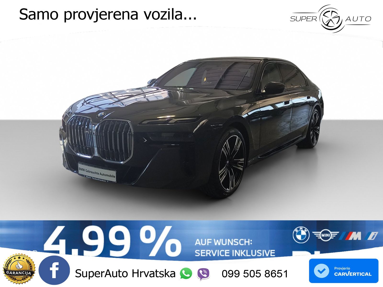 BMW 740d (299 KS) xDrive Steptronic M Sport LED+GR SJED+ACC