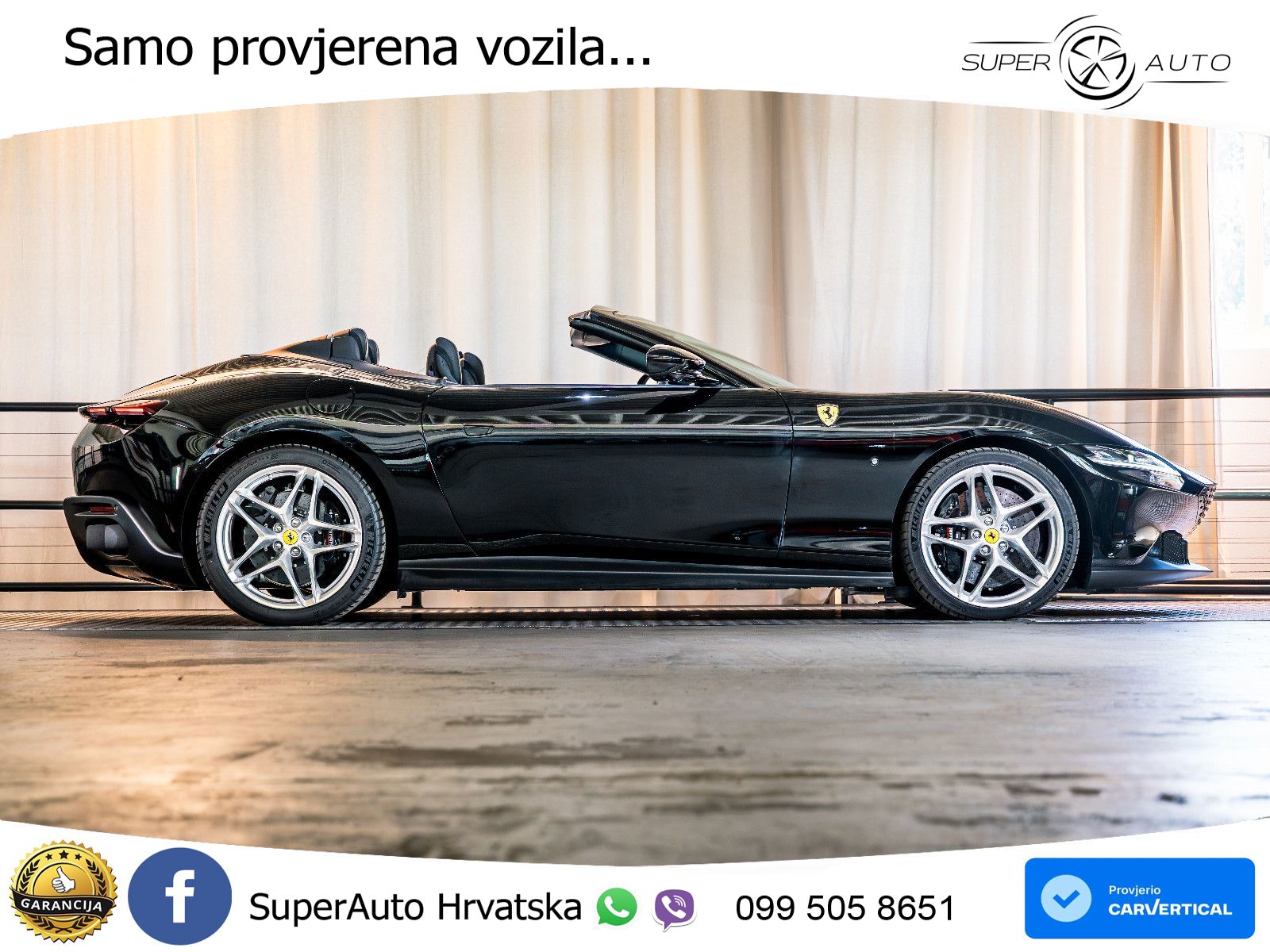 Ferrari Roma Spider 3.9 V8 (620 KS) F1 DCT LED+GR SJED+ACC