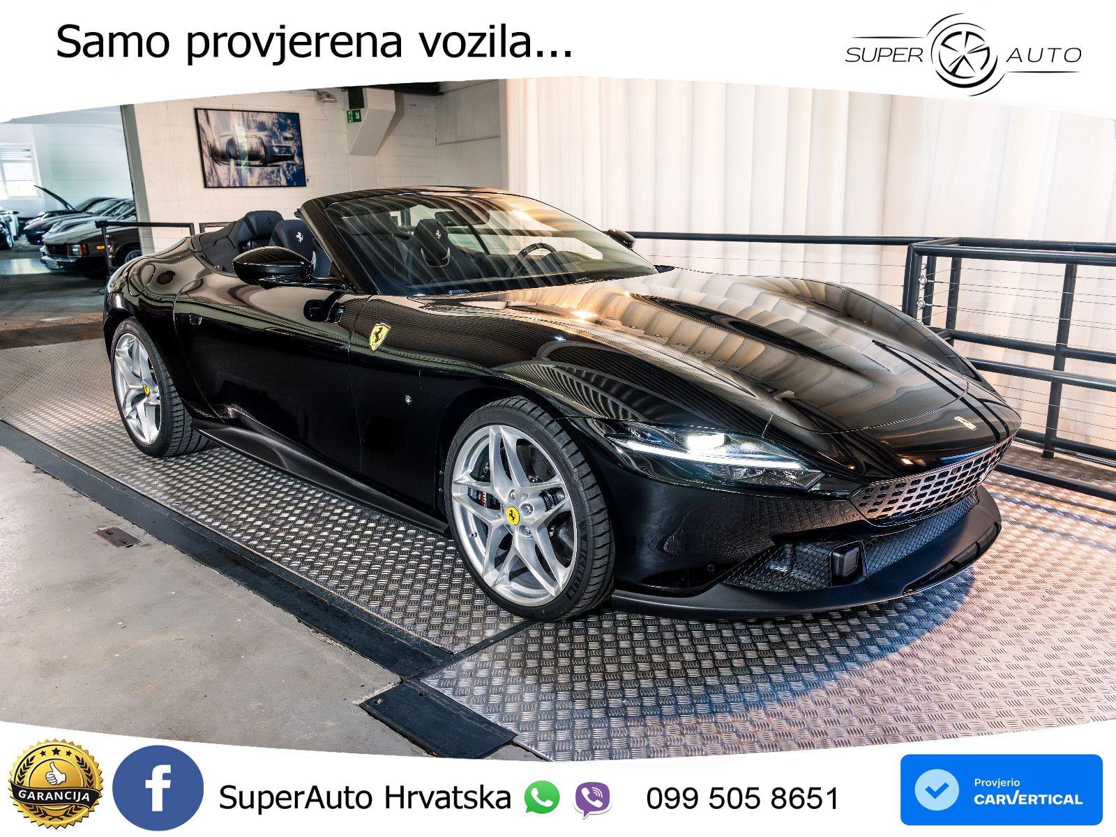 Ferrari Roma Spider 3.9 V8 (620 KS) F1 DCT LED+GR SJED+ACC