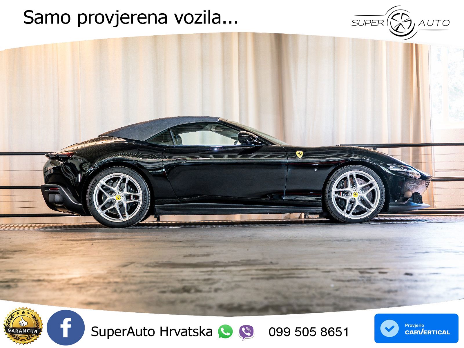 Ferrari Roma Spider 3.9 V8 (620 KS) F1 DCT LED+GR SJED+ACC