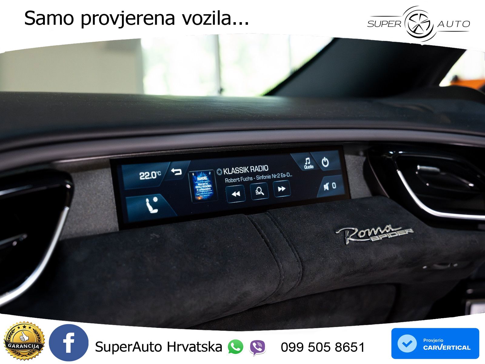 Ferrari Roma Spider 3.9 V8 (620 KS) F1 DCT LED+GR SJED+ACC