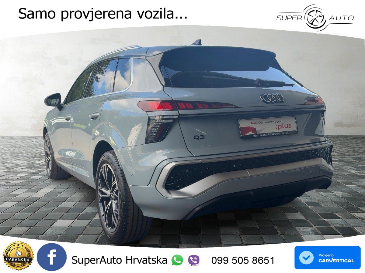 Audi Q3 2.0 TDI (150 KS) S tronic S line LED+GR SJED+ACC