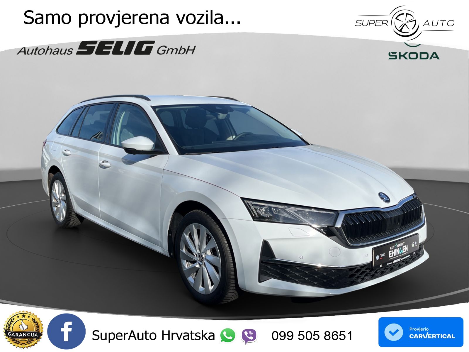 Škoda Octavia Combi 1.5 TSI (150 KS) DSG Selection