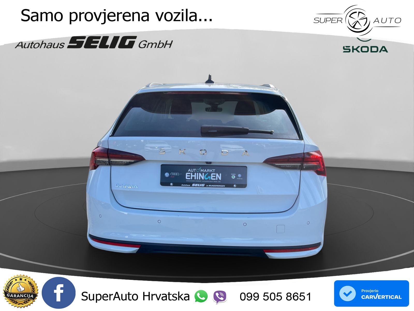Škoda Octavia Combi 1.5 TSI (150 KS) DSG Selection