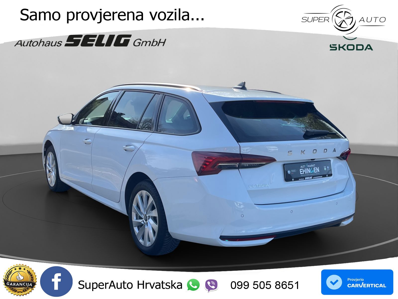 Škoda Octavia Combi 1.5 TSI (150 KS) DSG Selection