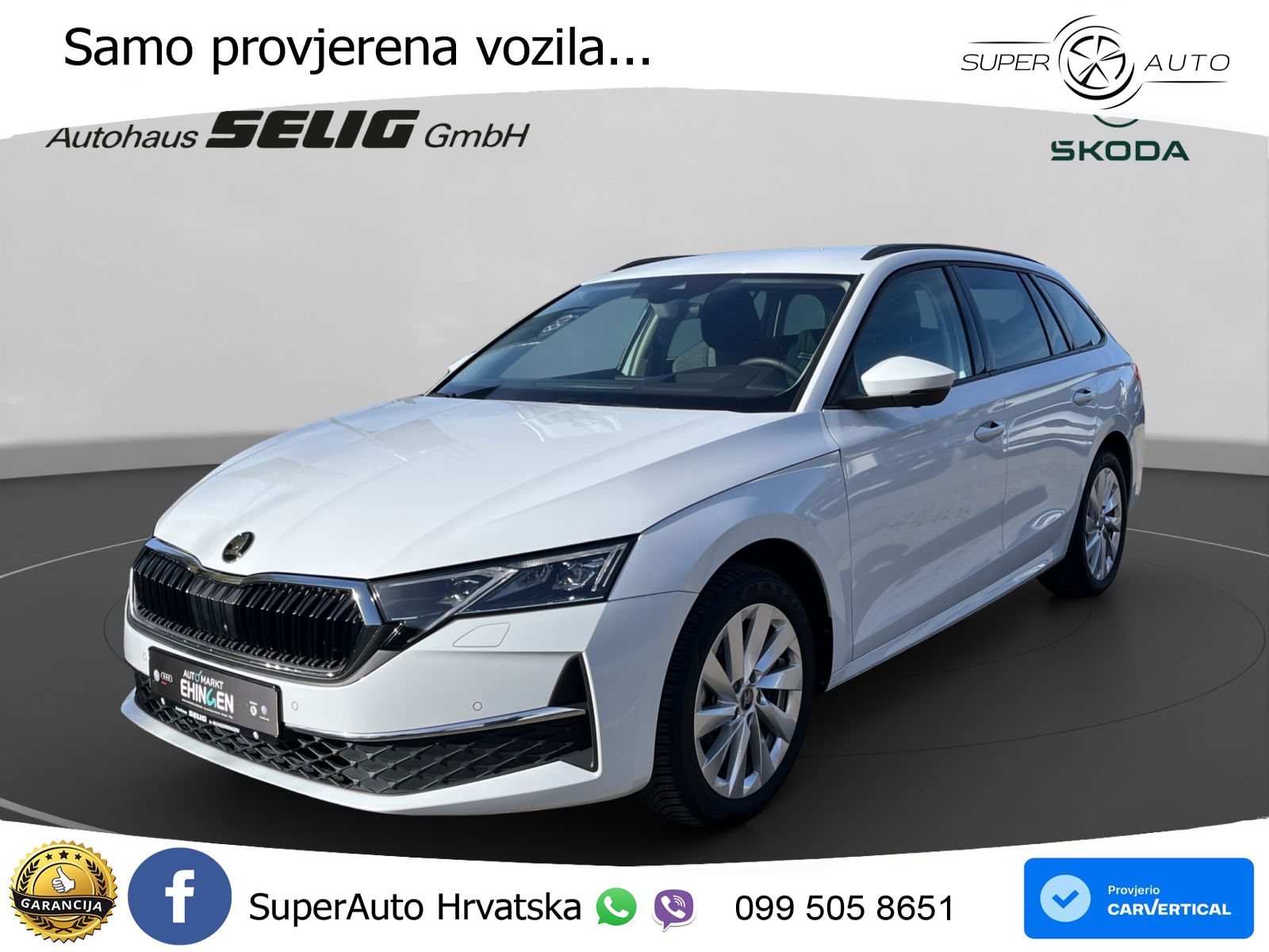 Škoda Octavia Combi 1.5 TSI (150 KS) DSG Selection