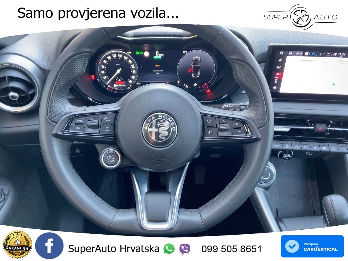 Alfa Romeo Tonale 1.5 Turbo (130 KS) 48V-Hybrid TCT LED+GR SJED+ACC