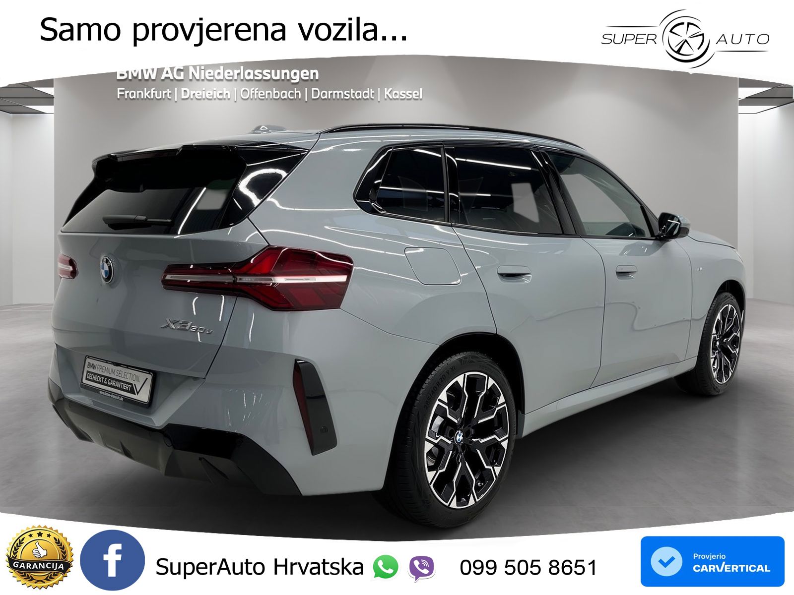 BMW X3 30e xDrive Steptronic M Sport LED+GR SJED+ACC
