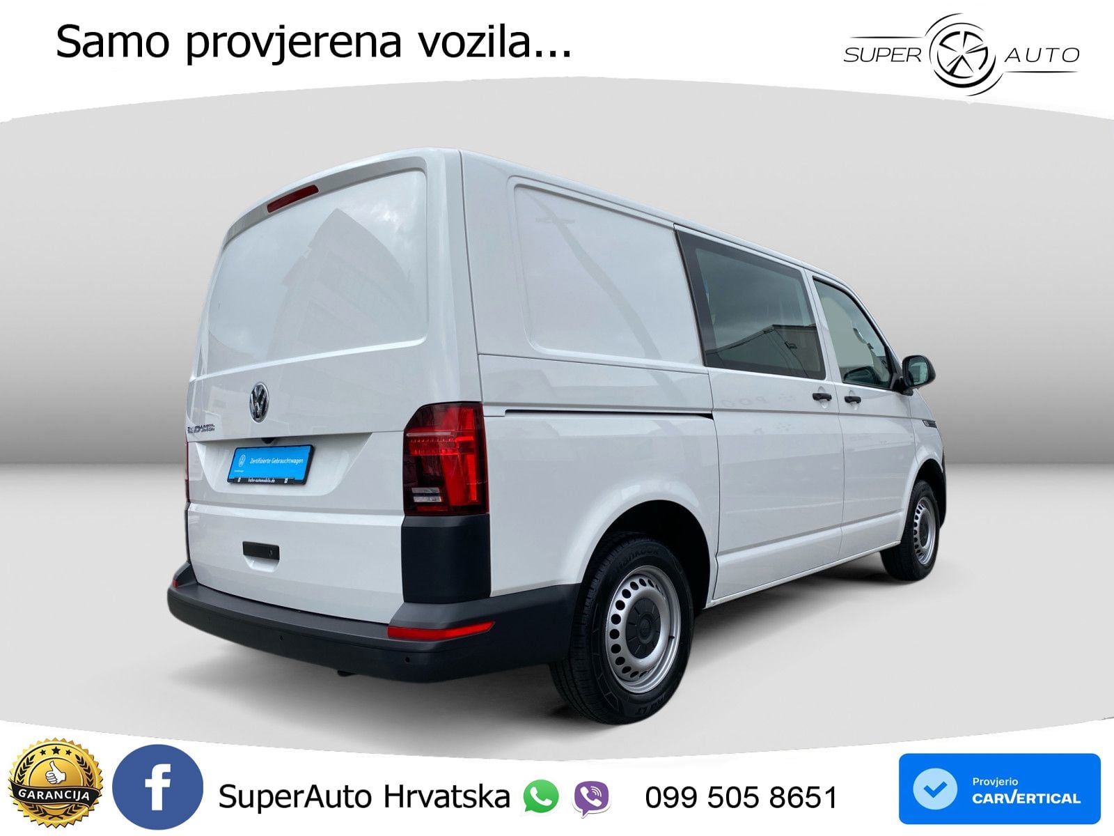 Volkswagen T6.1 Transporter LED ACC Standheizung Werkstatte 150 KS