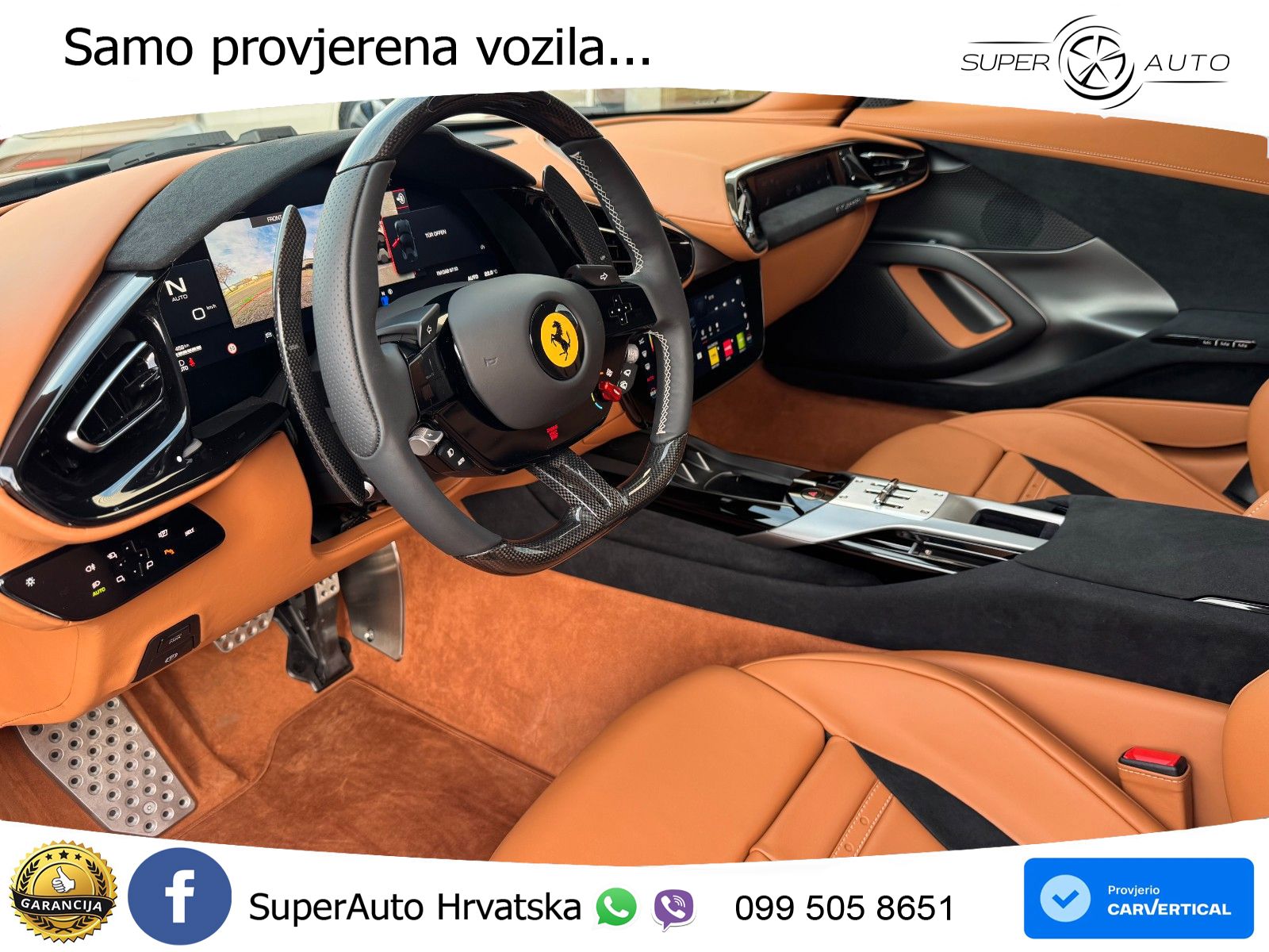 Ferrari 12Cilindri 6.5 V12 (830 KS) DCT LED+GR SJED+ACC