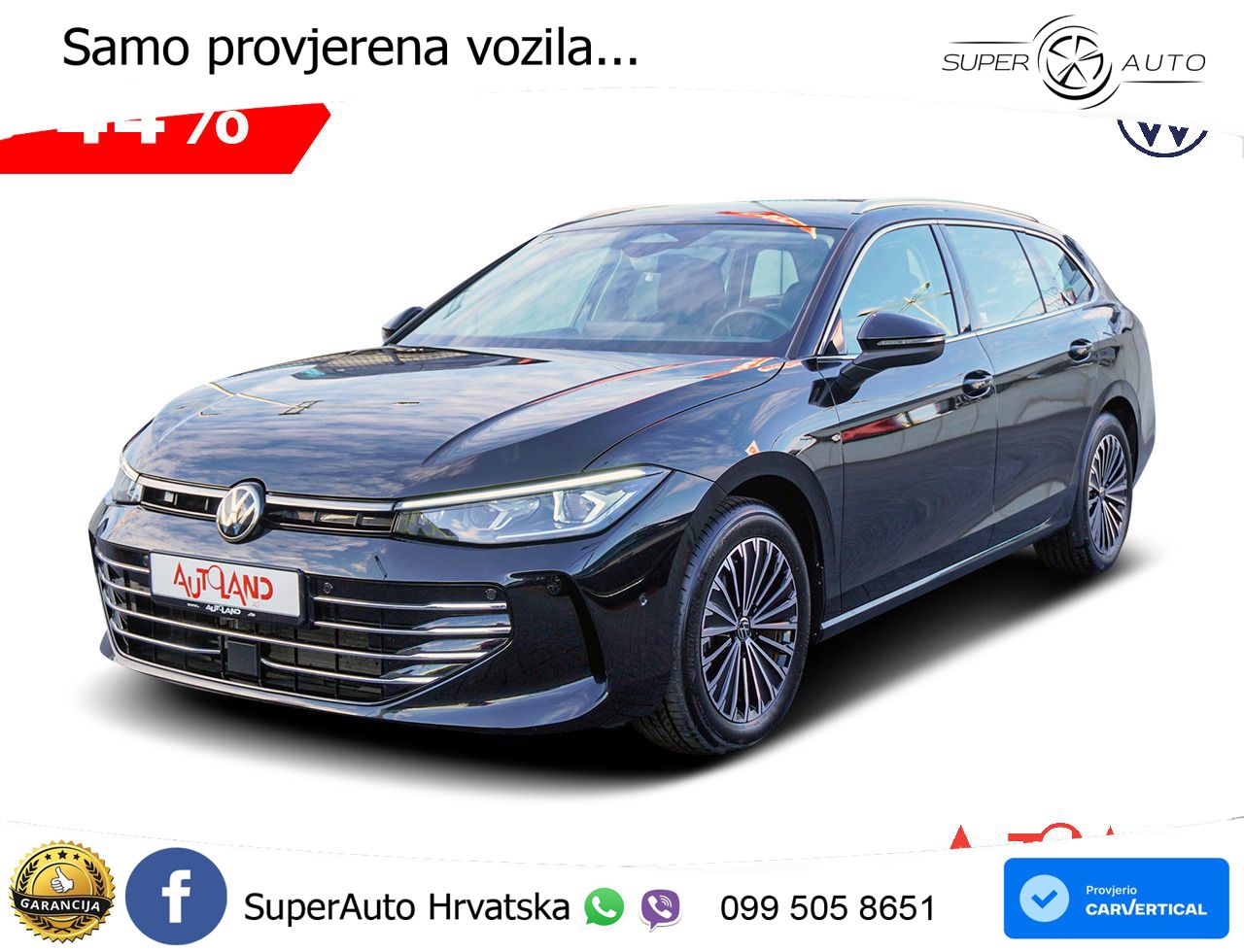 Volkswagen Passat Variant 1.5 eTSI (150 KS) DSG LED+GR SJED+ACC