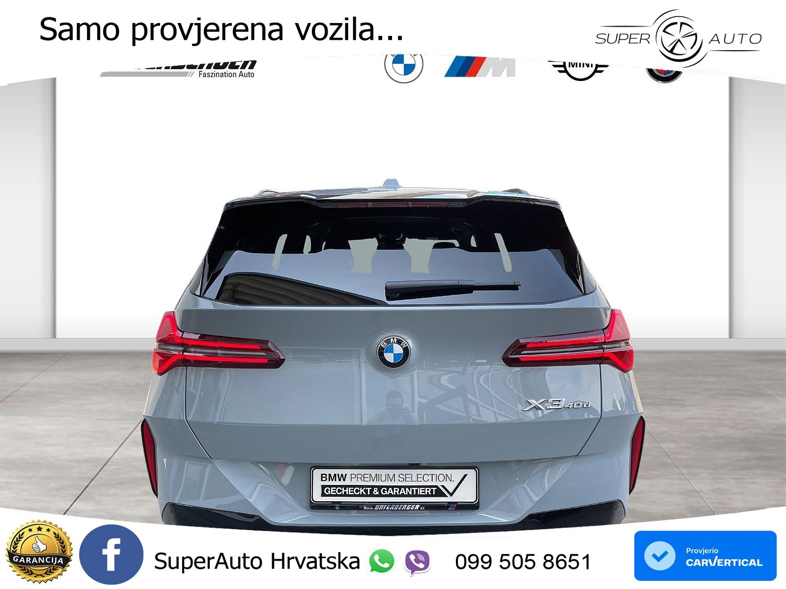 BMW X3 40d xDrive Steptronic M Sport LED+GR SJED+ACC