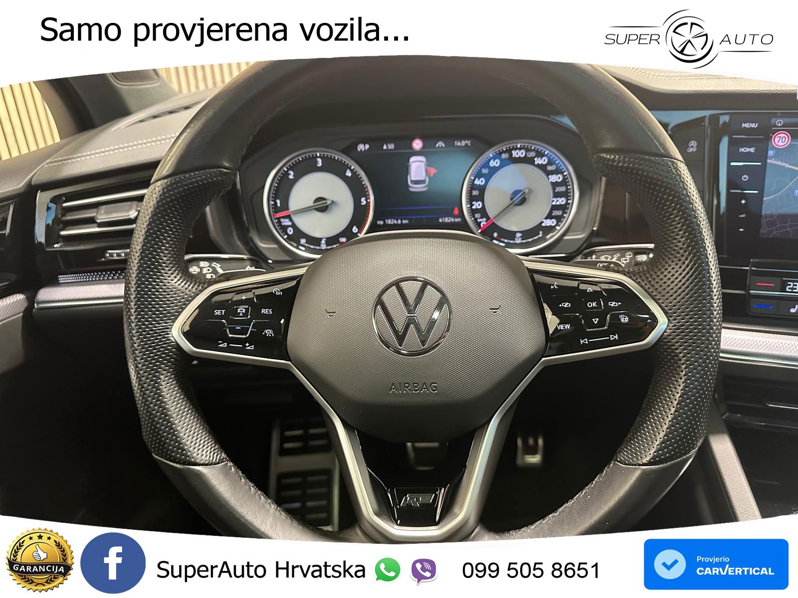 Volkswagen Touareg 3.0 V6 TDI (286 KS) 4MOTION Tiptronic R-Line LED+GR SJED+ACC