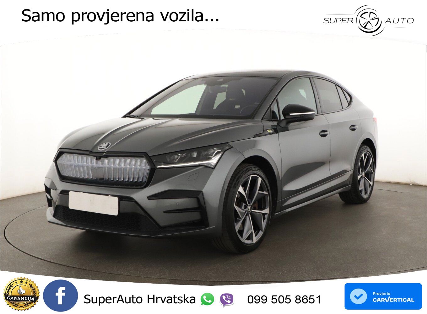 Škoda Enyaq Coupe iV RS 82 kWh (299 KS) AWD