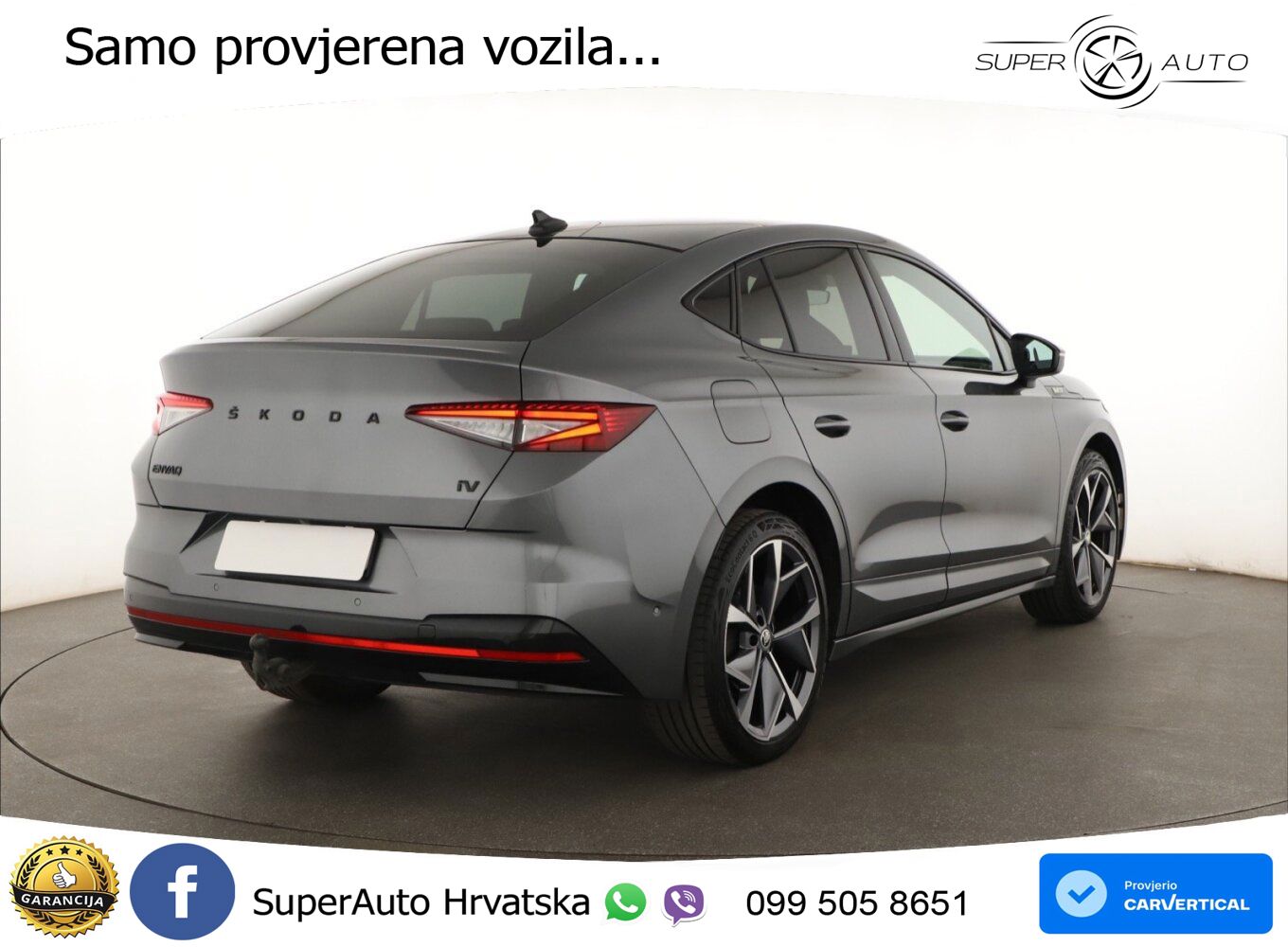 Škoda Enyaq Coupe iV RS 82 kWh (299 KS) AWD
