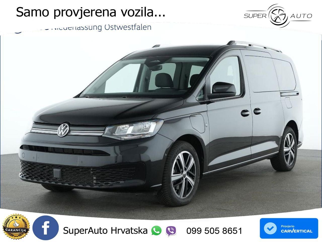 Volkswagen Caddy ENERGY Rear View Navigation Euro6 Klima ZV 116 KS