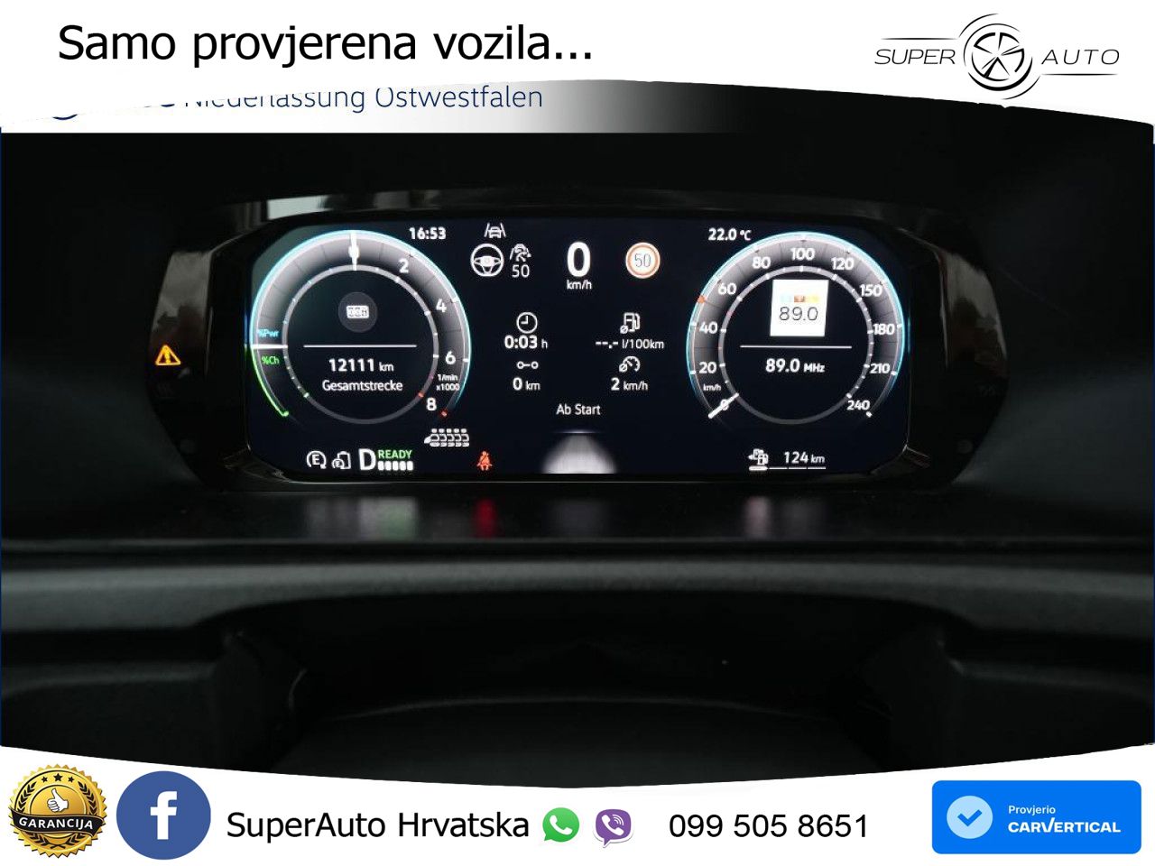 Volkswagen Caddy ENERGY Rear View Navigation Euro6 Klima ZV 116 KS
