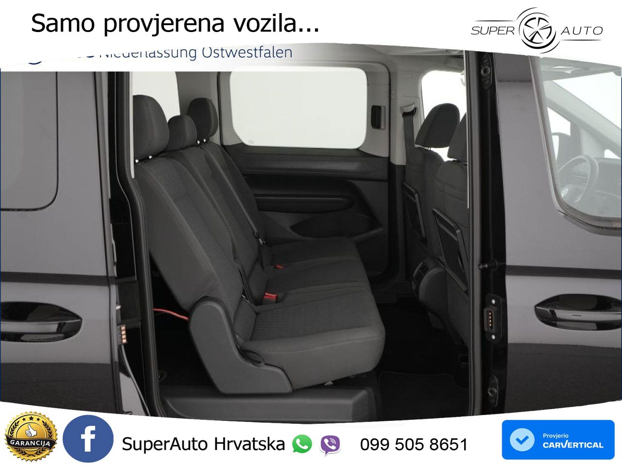 Volkswagen Caddy ENERGY Rear View Navigation Euro6 Klima ZV 116 KS