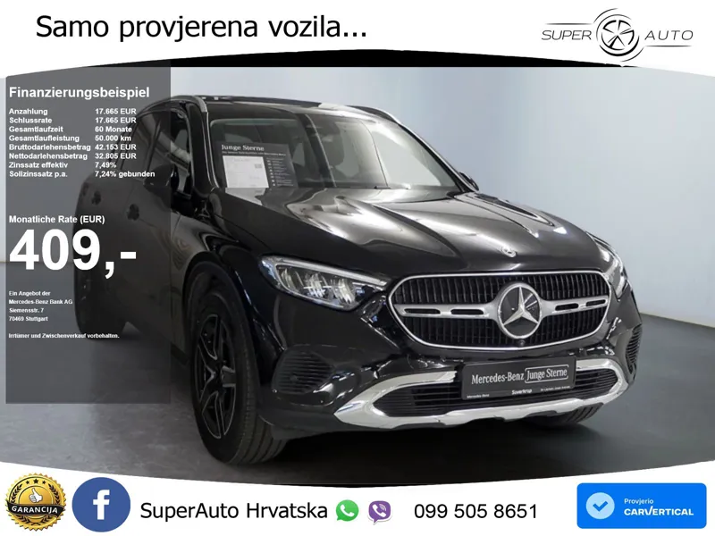 Mercedes GLC 200d (163 KS) 4MATIC 9G-TRONIC Avantgarde ACC+GR SJED+360+PANO
