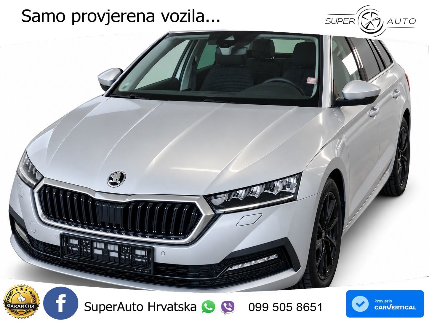 Škoda Octavia Combi 2.0 TDI (150 KS) DSG LED+GR SJED+ACC