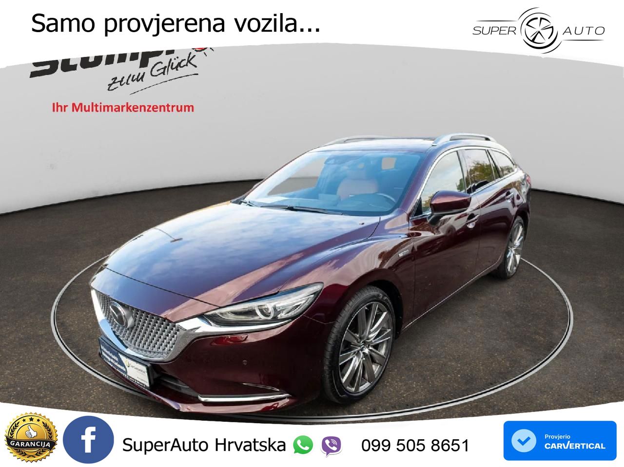 Mazda 6 Sport Combi 2.5 SKYACTIV-G (194 KS) SKYACTIV-Drive MATRIX+GR SJED+KAM